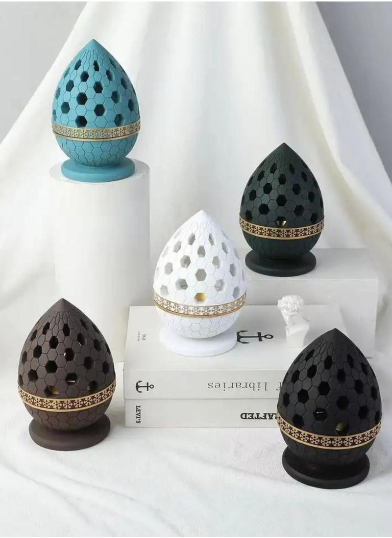 daroge Resin Material Dome Style Oud Incense Burner - Chocolate  - Image 4