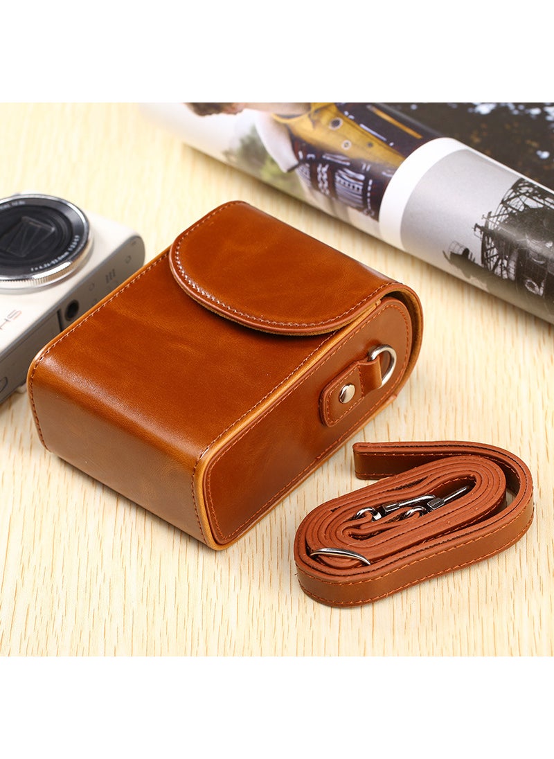 Generic Canon G7X SX740 Camera Case Bag Brown 
