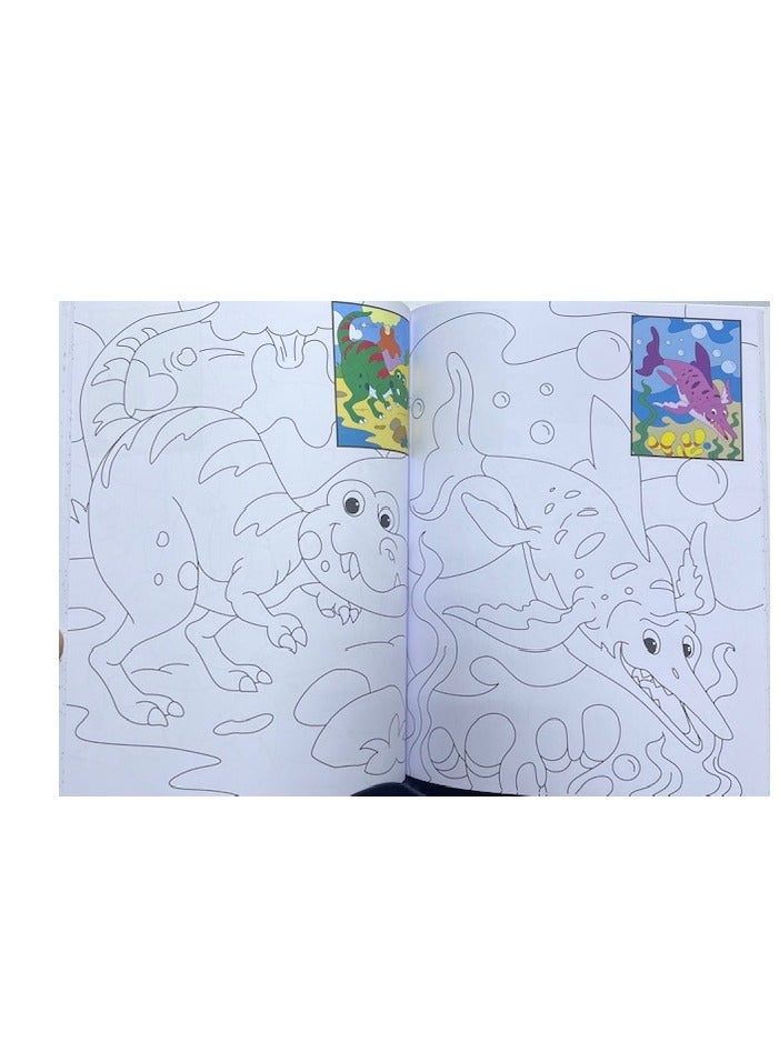 Flamingo Jumbo A4 Coloring Book Assorted color - Image 3