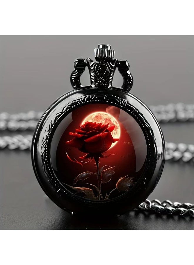 KUYING New Retro Flip Pendant Commemorative Watch 