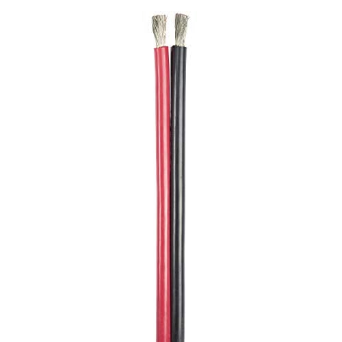 Ancor 121602A Bonded Cable, 6/2 AWG (2x13mm2), Flat - 25ft, Black/Red - Image 1