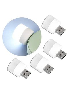 LED Night Light Mini USB Connection for Computer and Car LED Light for Indoor and Outdoor Use (4 Pieces)