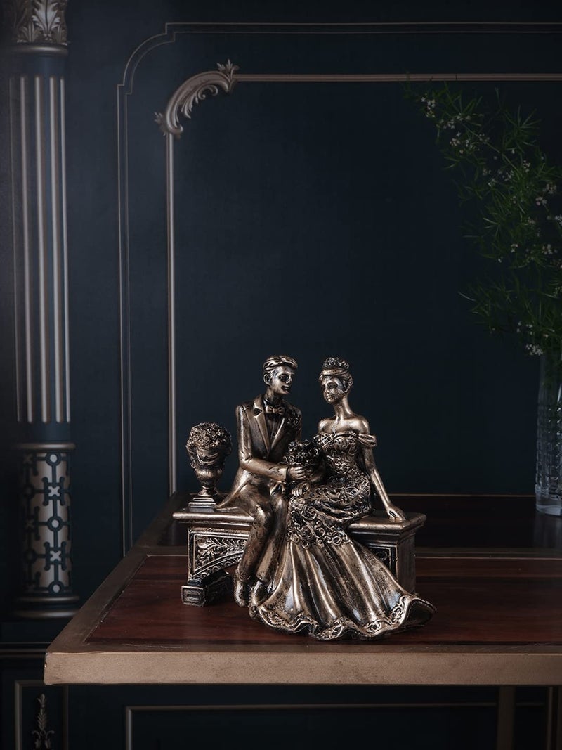 THE WHITE INK DECOR The White Ink dcor Premium Couple Figurine 