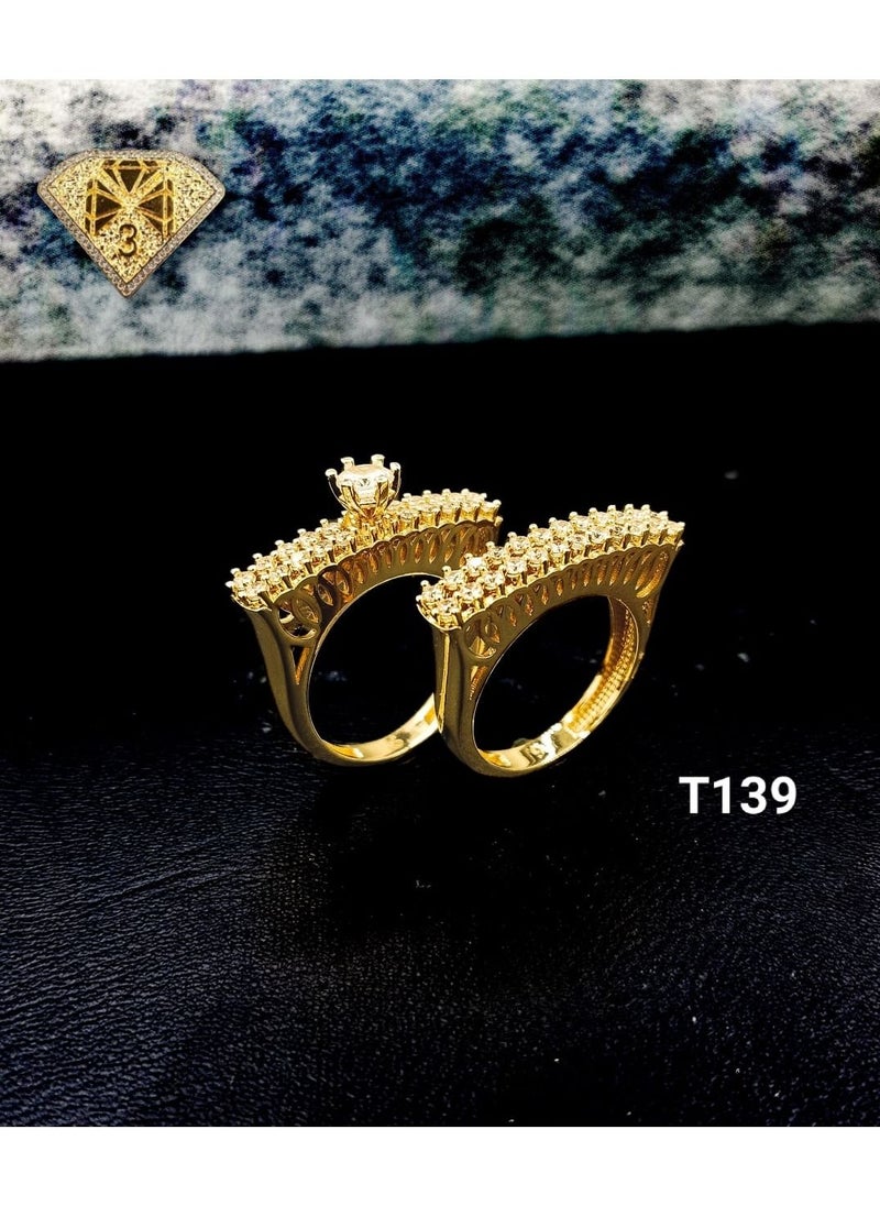 3Diamonds - Twins Gold Plated - Image 1