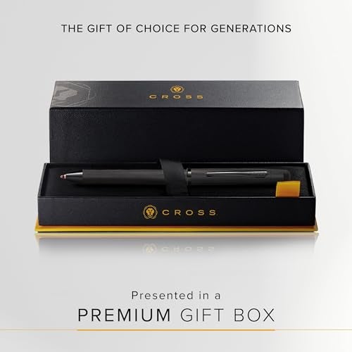Cross Tech3+ Refillable Tech3+ Presented in a Premium Gift Box - Medium Point, Black Ink, Black - Image 5