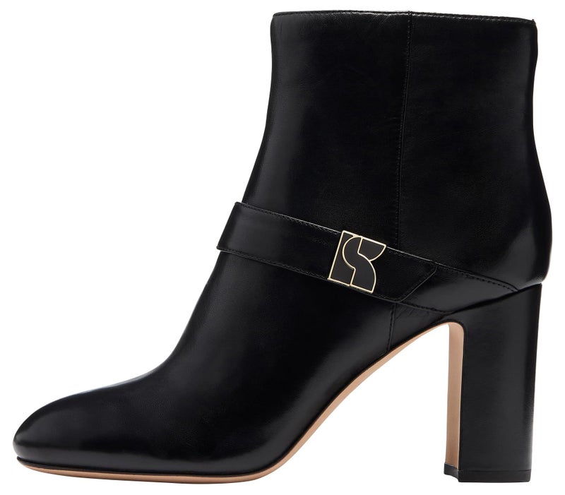 kate spade new york Dakota Zip Up Heeled Bootie, Black, 7 - Image 1