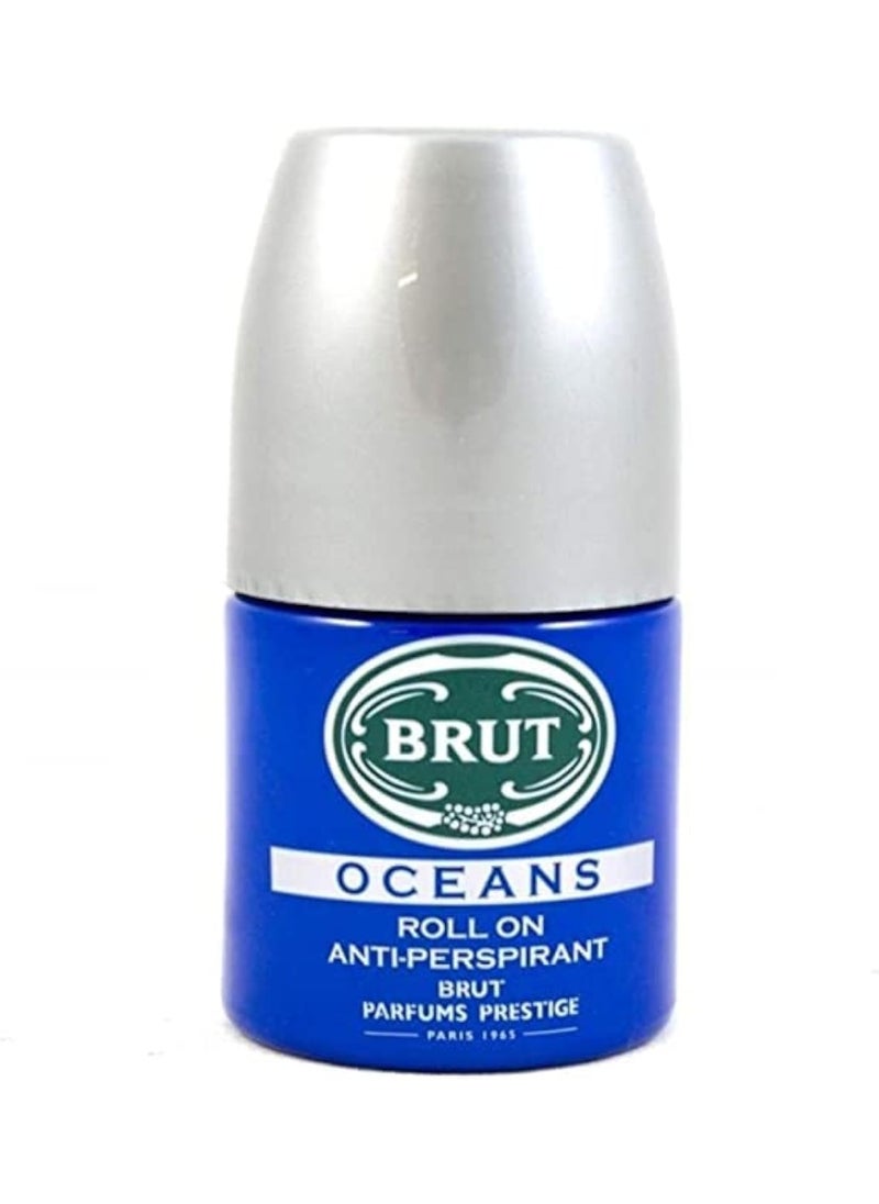 BRUT Roll On Glass  Oceans  50Ml 
