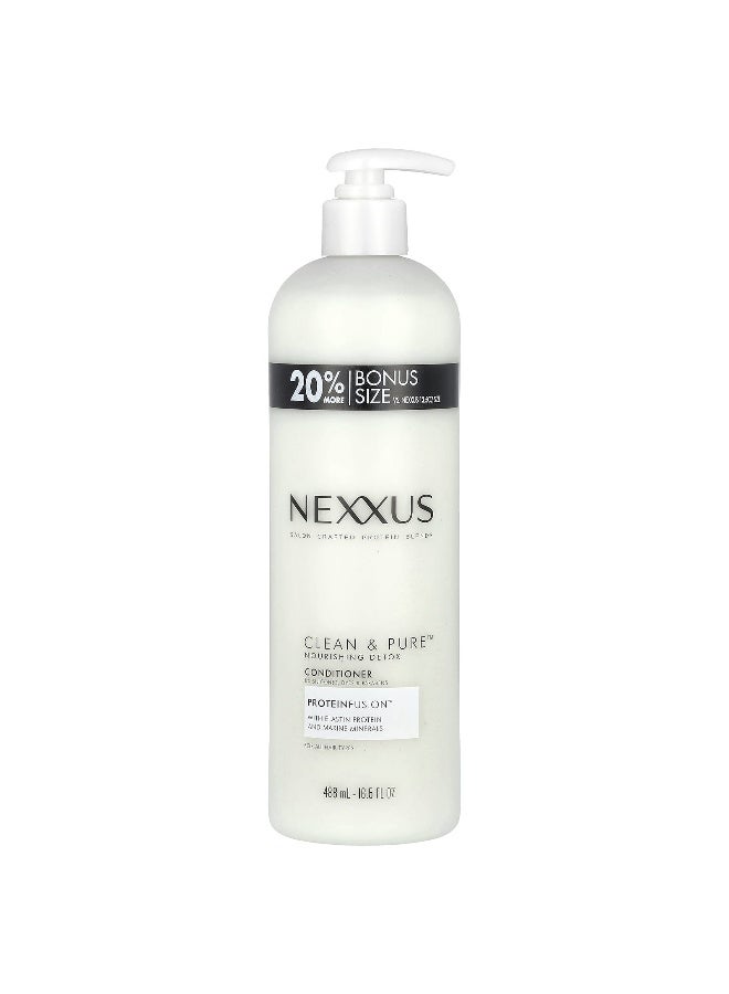 Nexxus, Clean & Pure™, Nourishing Detox Conditioner, All Hair Types, 16.5 fl oz (488 ml) - Image 1