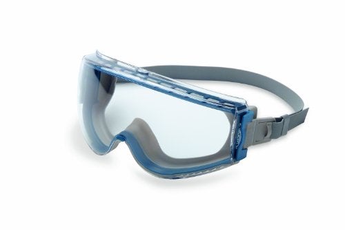 Uvex Stealth Safety Goggles with Clear Uvextreme Anti-Fog Lens, Teal & Gray Body & Neoprene Headband (S39610C) - Image 1
