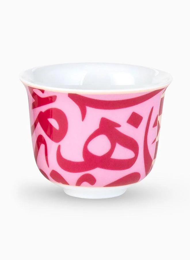 Silsal Bahja Arabic Coffee Cup- Pink - Silsal x Maison Mishmashi