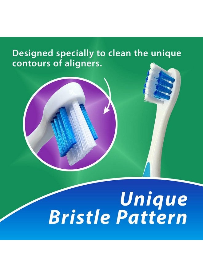BrightWorks Aligner Brush and Case - Safely and Effectively Cleans and Stores Aligners - Image 3