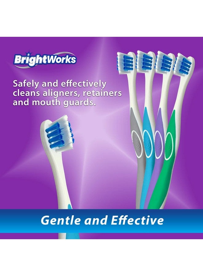 BrightWorks Aligner Brush and Case - Safely and Effectively Cleans and Stores Aligners - Image 2