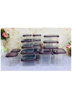 AKSA AKSA Set Of Healthy Plastic Refrigerator Containers - 18 Pieces  - Image 2