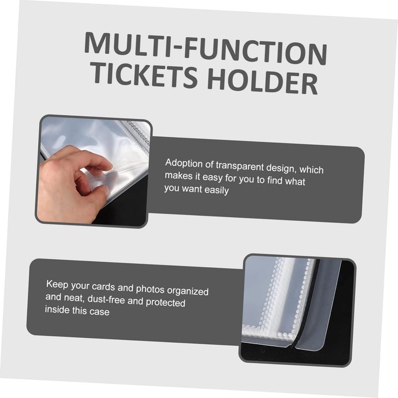 Movie Tickets Storage Album Wear-resistant for Stamps Card Collection Booklet - Image 4