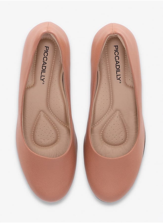 Piccadilly Women Round Toe Slip-On Shoes with Block Heels  - Image 3