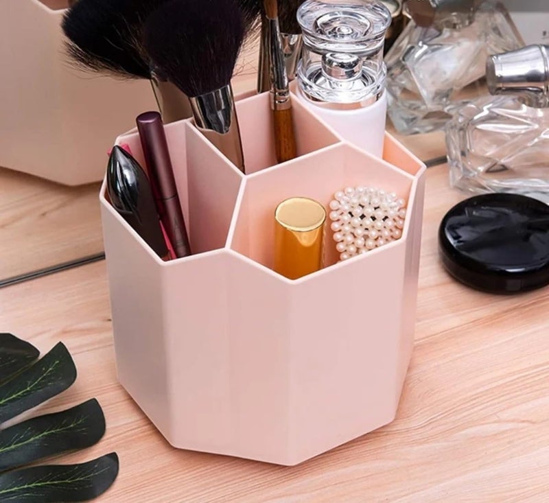 GEOCARTER Pen Holder | Aesthetic Pen Stand for Study Table, Kids & Office Desk | Cute Stationery Organizer | Pencil Stand & Desk Accessories | Organizer for Study & Workspaces - Pink - Image 5