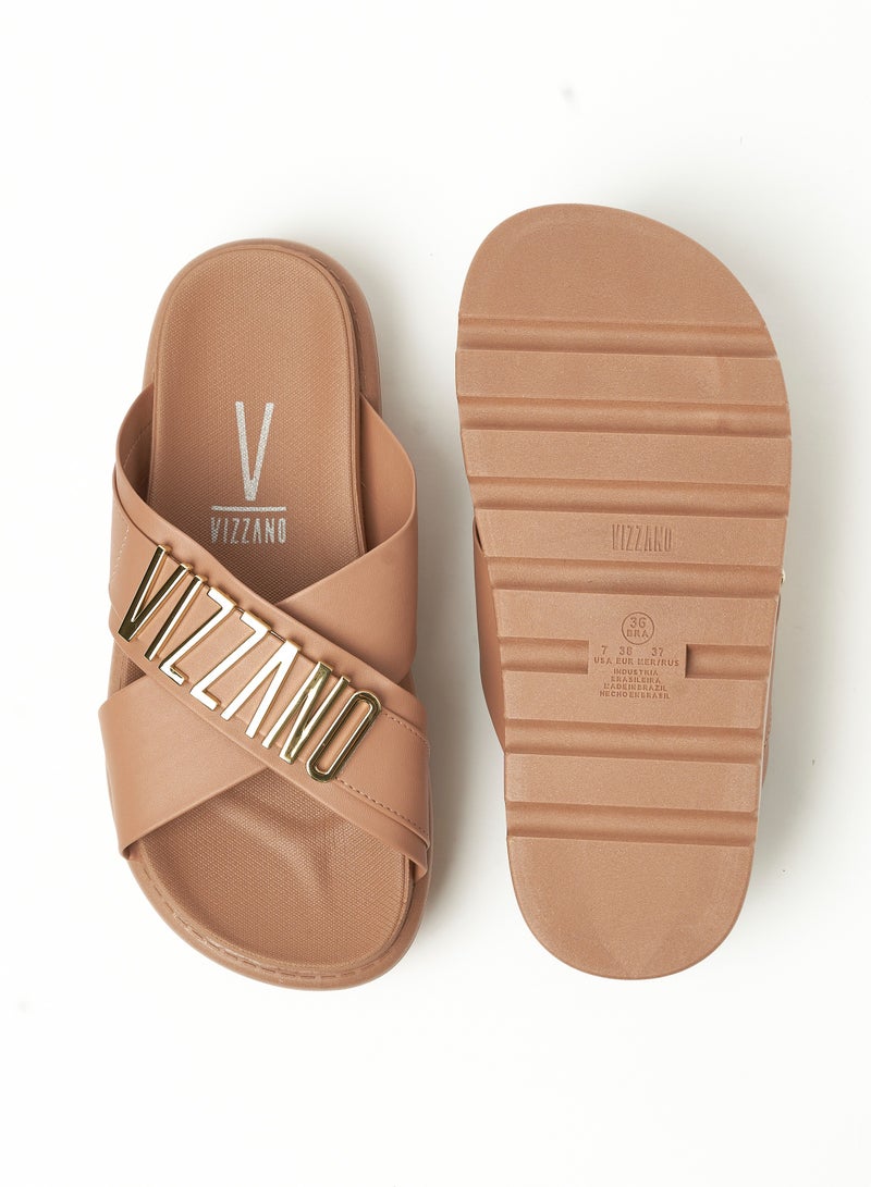 VIZZANO Flat Sandals for Women – Stylish Slip-On & Strappy Flats | Comfortable Daily Wear | Lightweight Summer Footwear | Casual Sandals for Travel, Office, Beach, and Everyday Outings - Image 5