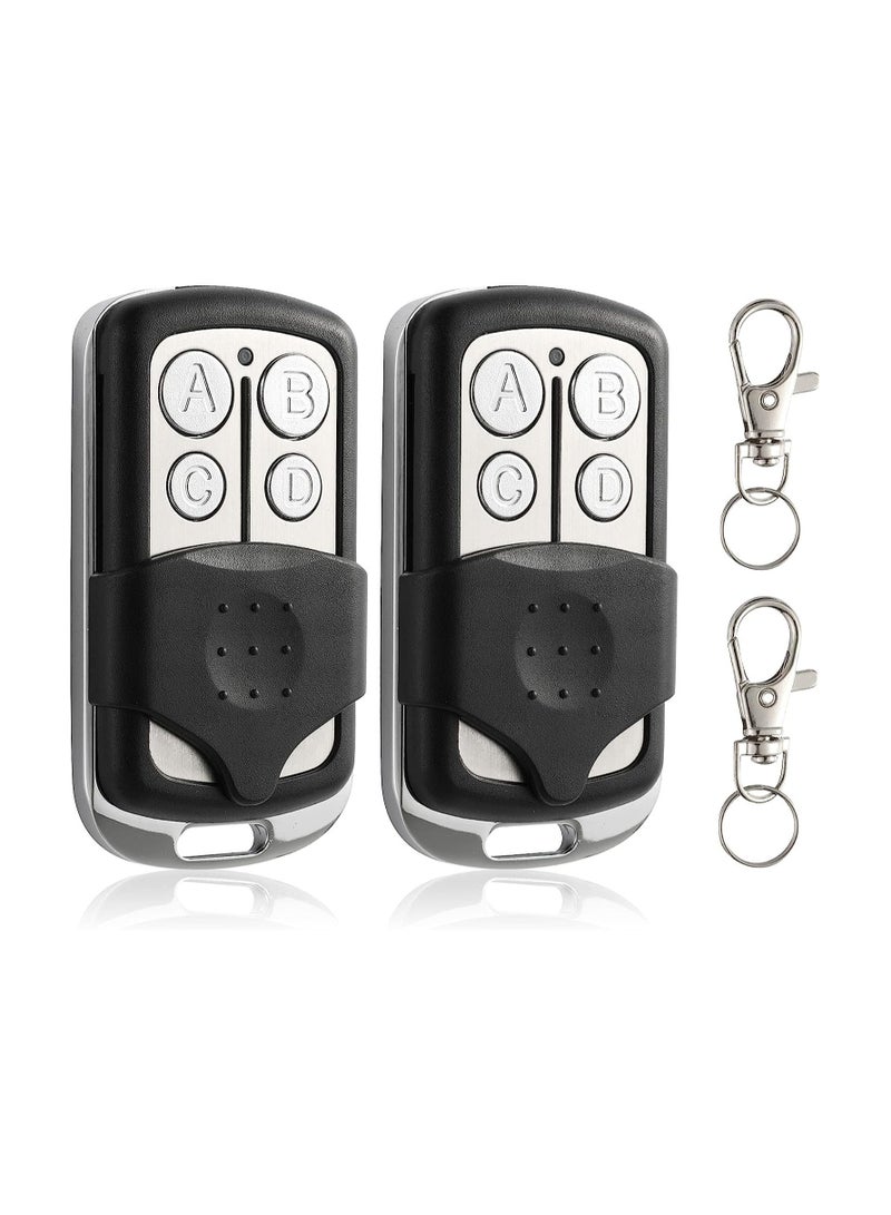 KASTWAVE Universal Garage Door Remote, 2 Replacement for LiftMaster Chamberlain Craftsman Door Opener, with Learning Button Mini Keychain Type, 2 Pcs - Image 1