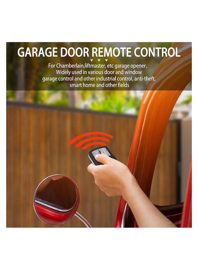 KASTWAVE Universal Garage Door Remote, 2 Replacement for LiftMaster Chamberlain Craftsman Door Opener, with Learning Button Mini Keychain Type, 2 Pcs - Image 2