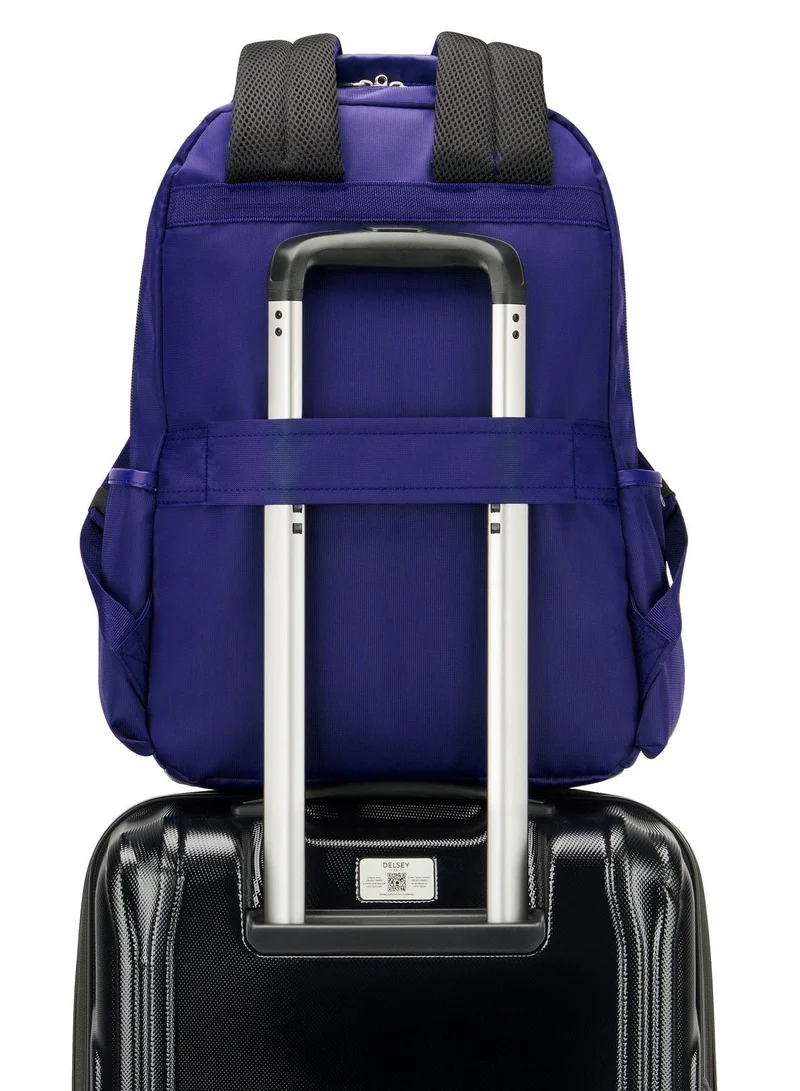 United Colors Of Benetton  Color Block Tote 15.6" Laptop Backpack - Navy  | Best Price UAE