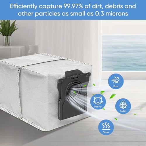 BIHARNT 15 Pack Vacuum Bags Replacement for Dreame X50 Ultra/X40 Ultra/X30 Ultra/L50 Ultra/L40 Ultra/L10s Ultra Gen 2/L10s Pro Ultra Robot Vacuum Cleaner,3.2L Large Capacity Dust Bag Accessories - Image 5