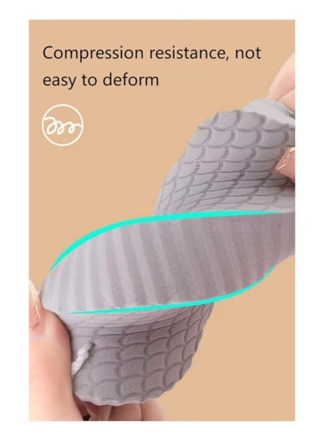 3 Pieces of Magical Exfoliating Bath Sponge, 3D Super Soft Exfoliating, Skin-Friendly, Reusable, Suitable for Adults, Children and Pregnant Women. (Pink+blue+grey) - Image 5