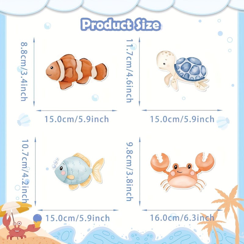 29pcs Underwater World Banner Sea Creature Decorations Party Supplies - Image 2