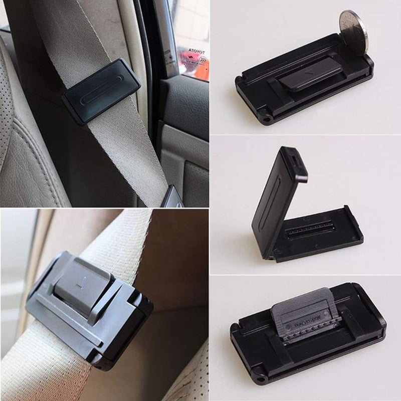 Beaute 2x Car Seat Belt Adjuster Clip Stopper Strap Buckle for Comfort Tension - Image 5