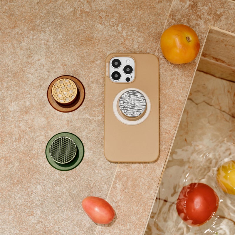 PopSockets Phone Grip for MagSafe, Magnetic Holder, Phone Stand, Brown - Raising Cane - Image 2