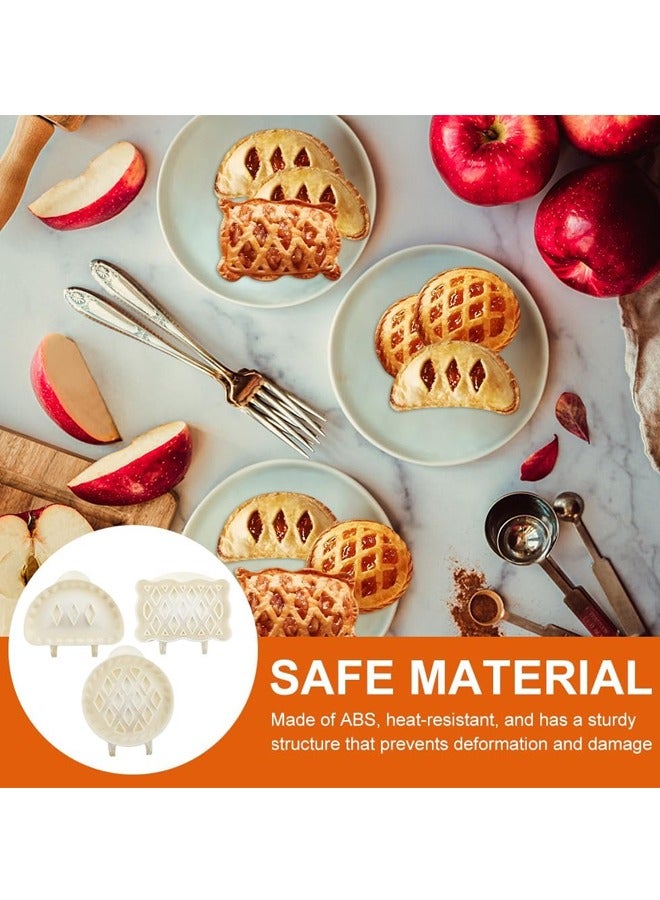 3 Pack Dough Presser Pocket Pie Molds - Party Potluck Hand Pie Molds, Apple, Pumpkin And Acorn Shapes  - Image 4
