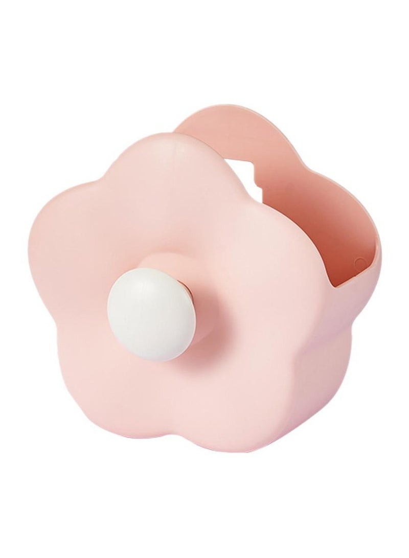 Goolsky Flower storage box, dressing table, desktop makeup brush, comb, toothbrush rack, cute pen holder, wall hanging, home bathroom  - Image 4
