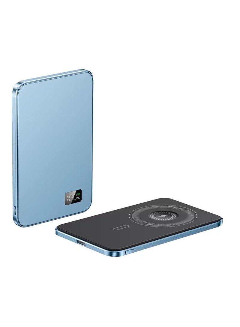 eBarakah [10000mAh] 3-in-1 20W PD Power Bank with Magnetic Wireless Charging (Phone, Watch, Earphones) - Slim Magsafe Design - Image 1