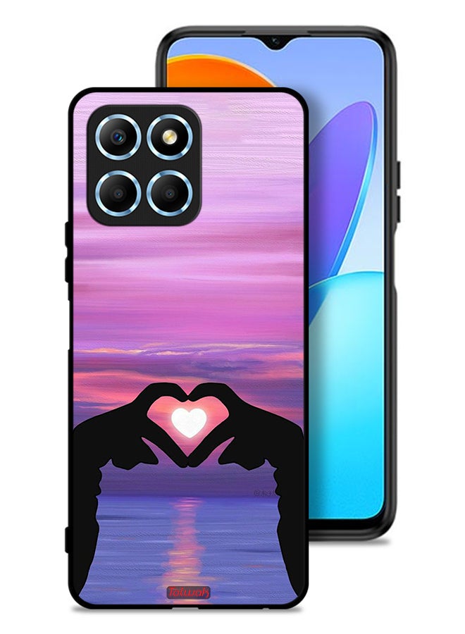 Tolwak Honor X8 5G Protective Case Cover Heart Moon - Image 1