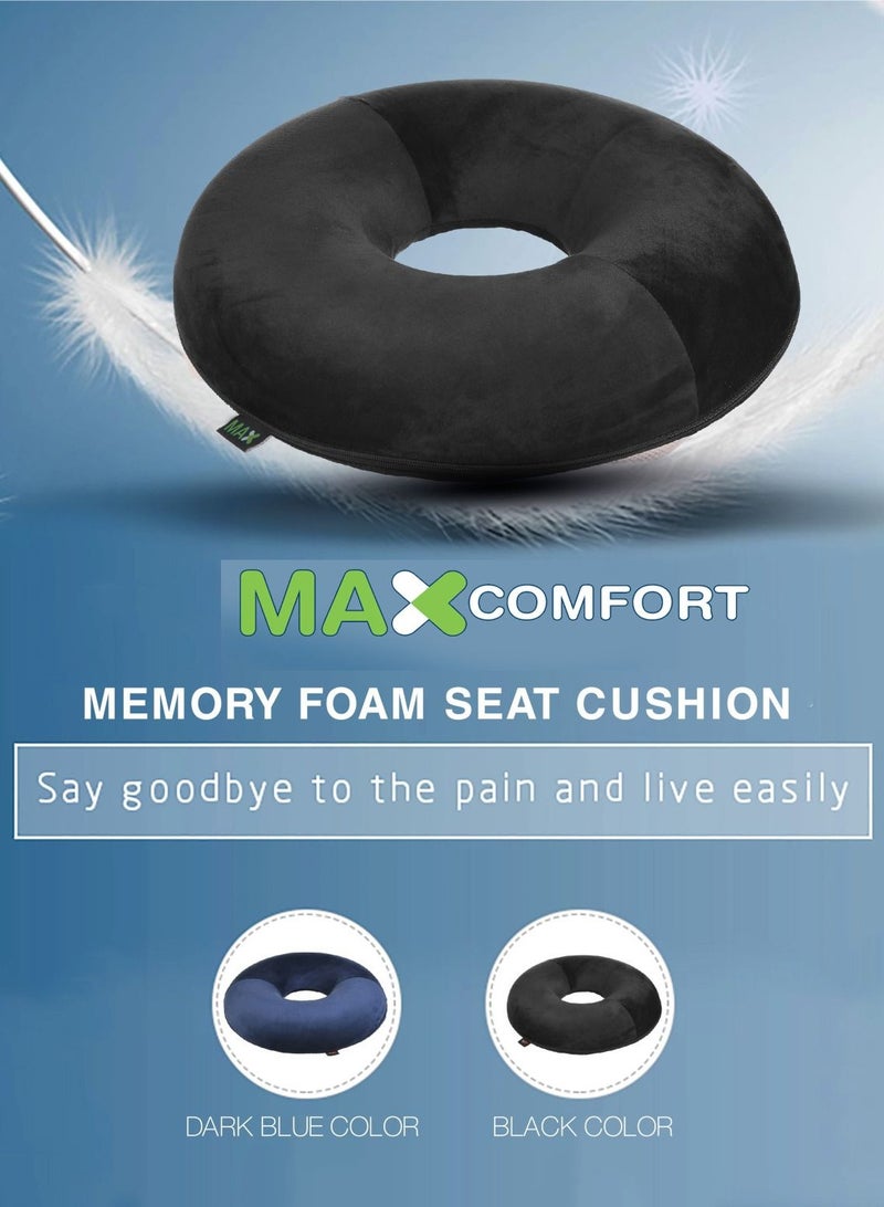 Max Comfort Hemorrhoid Memory Foam Round Pillow - Anti-Hemorrhoid - Image 2