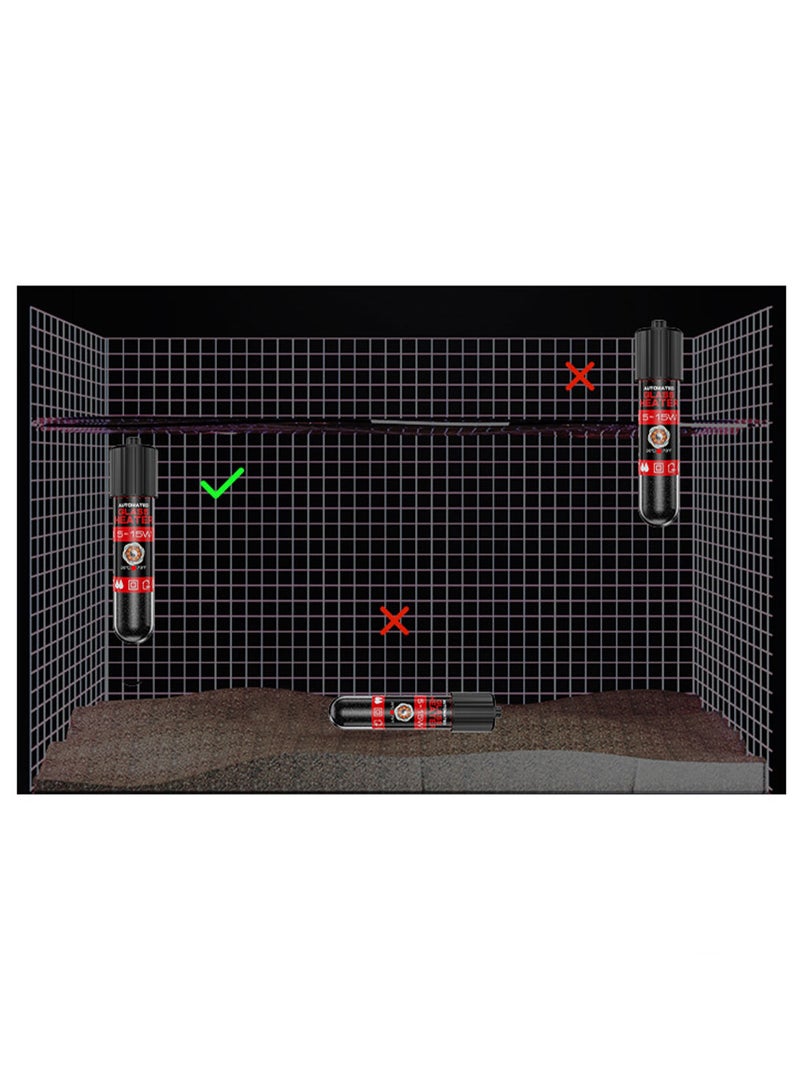 سخان ماء لاحواض اسماك الزينة الصغيرة و المتوسطة 15 وات يو اس بي - Image 3