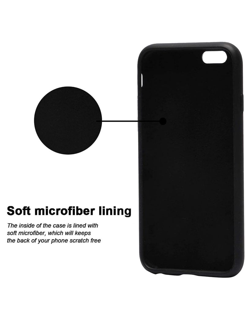 Liquid Silicone Case for iPhone 6 Plus & iPhone 6s Plus – Slim Protective Shockproof Phone Cover (Deep Blue)