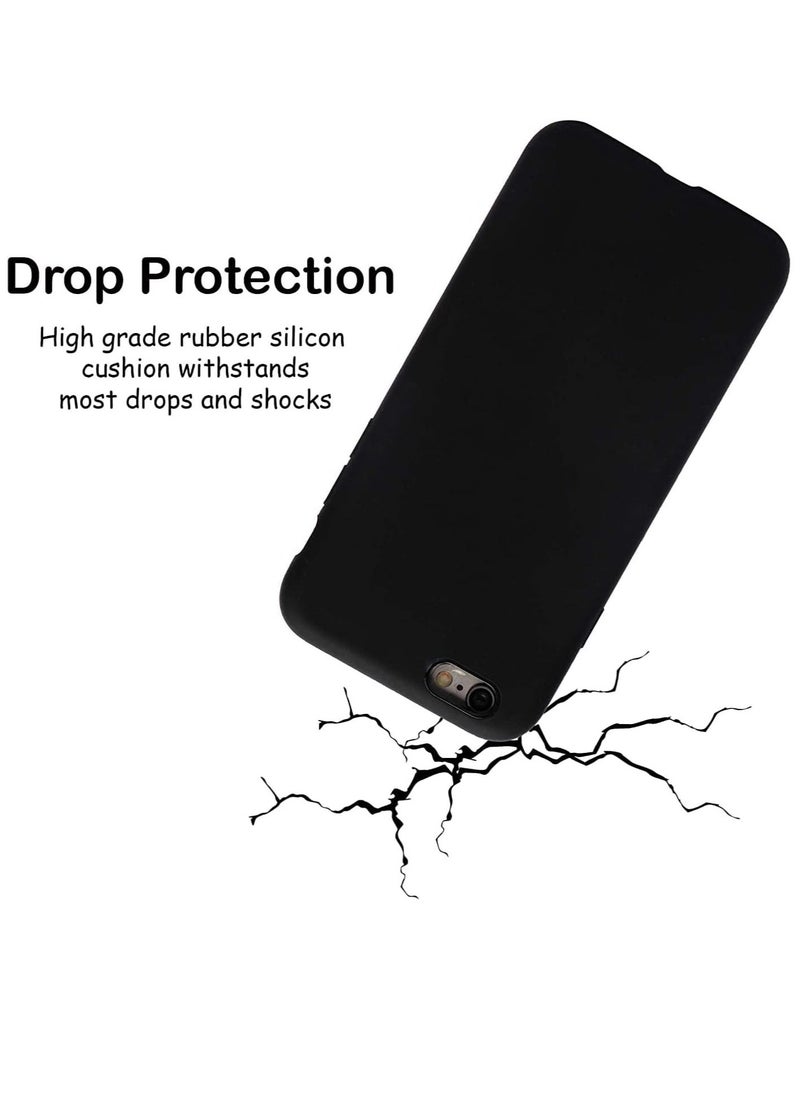 Liquid Silicone Case for iPhone 6 Plus & iPhone 6s Plus – Slim Protective Shockproof Phone Cover (Deep Blue)