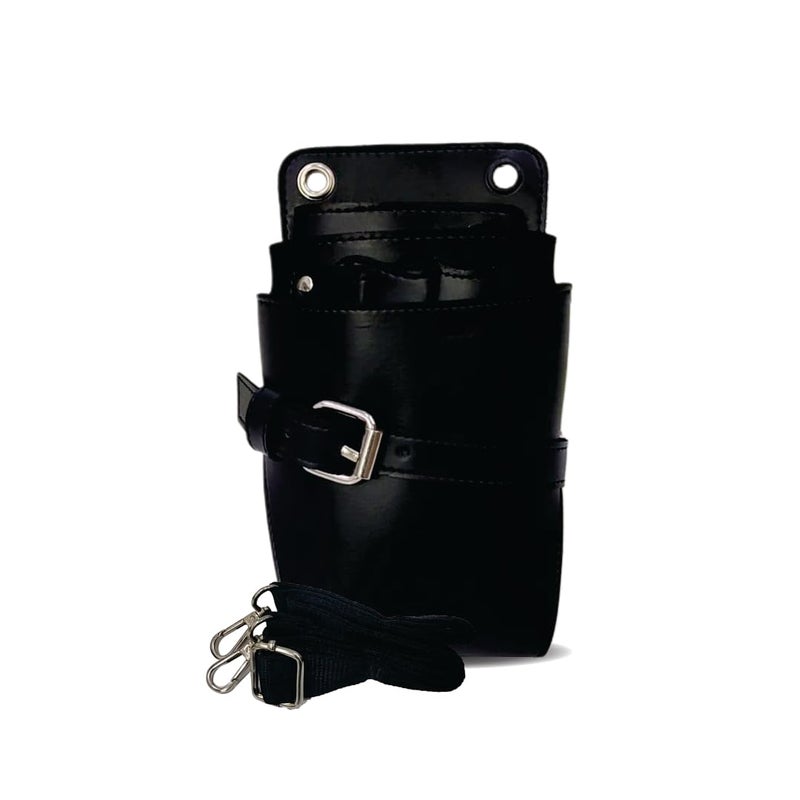 UD UD Professional Salon Barber Hairdressing Scissor Pouch Salon Tools Holster Utility Pouch Black PU Leather 1PC SKU SP502