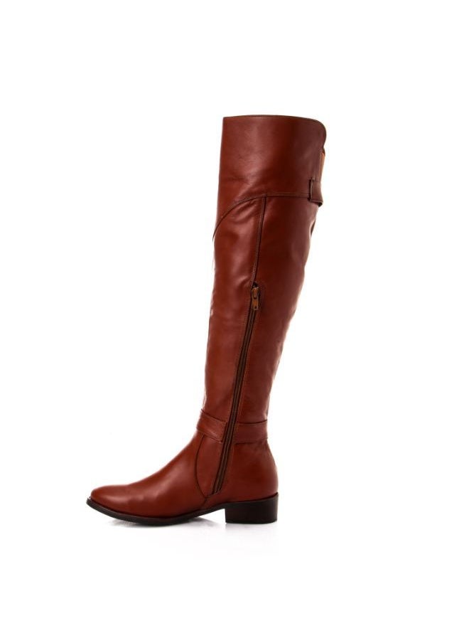 Mr.joe Boot Real Leather Camel  - Image 4