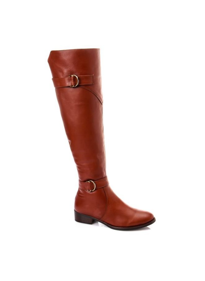 Mr.joe Boot Real Leather Camel  - Image 1