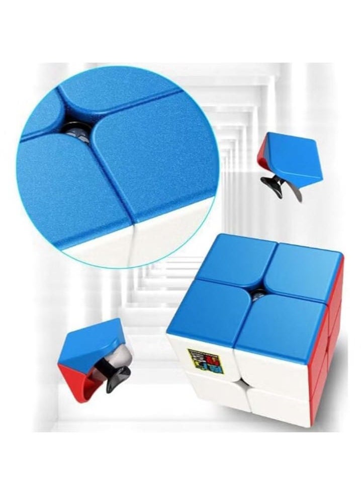 Ostiphon Gobos Muyu Mofang Jiaoxi Classroom Meilong 2x2 Stickerless Magic Puzzle Cube,Adult  - Image 1