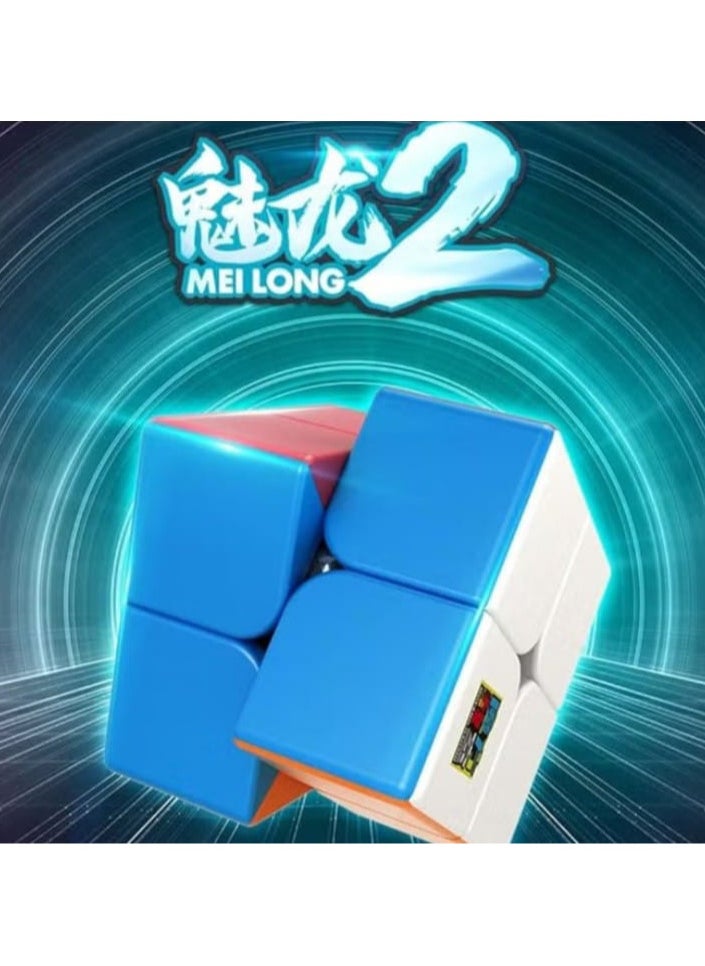 Ostiphon Gobos Muyu Mofang Jiaoxi Classroom Meilong 2x2 Stickerless Magic Puzzle Cube,Adult  - Image 3