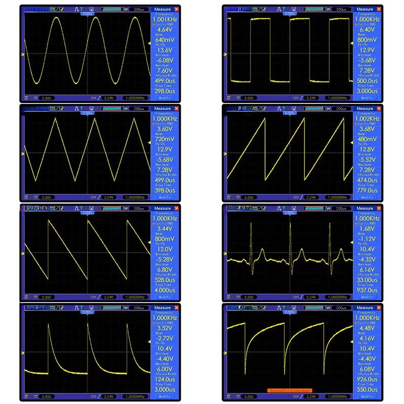 FG-200 DDS Function Signal Generator Frequency Counter 0.01Hz - 500KHz Signal Source Module Sine+Square+Sawtooth Waveform - Image 2