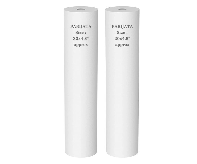 PARIJATA Big Blue Sediment Water Filter 20Inch Whole House Heavy Duty DualGradient Density Spun Polypropylene Replacement Filter Cartridge 20 x 45 5 Micron - Image 1