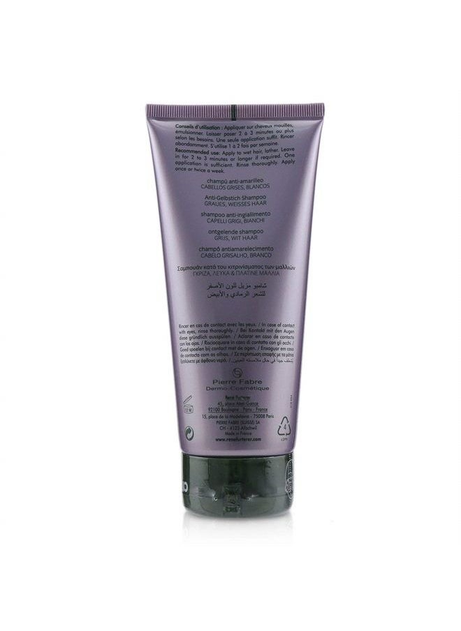 Rene Furterer - OKARA SILVER Toning Shampoo, Purple Shampoo for Blonde, White, Grey, Silver, Pastel Hair, 6.7 oz. - Image 1