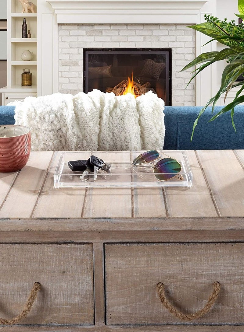 إي وورلد صينية ديكور أكريليك حديثة الحد الأدنى منظم خادم للاستخدام بجانب السرير والحمام - Image 3