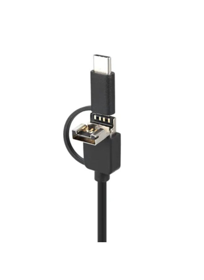 SHOPI - 3-in-1 IP67 waterproof USB Type-C + microUSB + USB HD 6 LED endoscope camera Android mobile phone, tablet, PC, laptop - Image 1