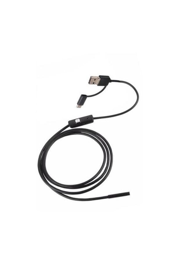 SHOPI - 3-in-1 IP67 waterproof USB Type-C + microUSB + USB HD 6 LED endoscope camera Android mobile phone, tablet, PC, laptop - Image 1