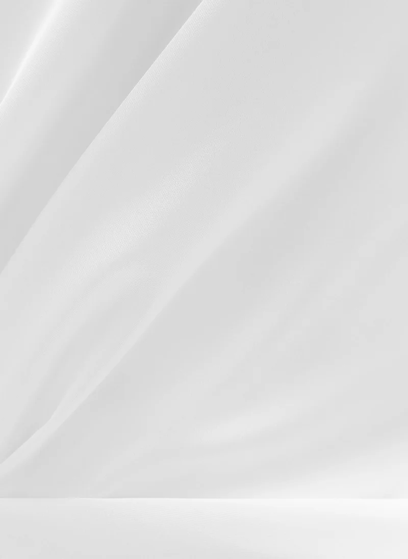 Lichi Glossy fabric maxi dress with asymmetrical draperies