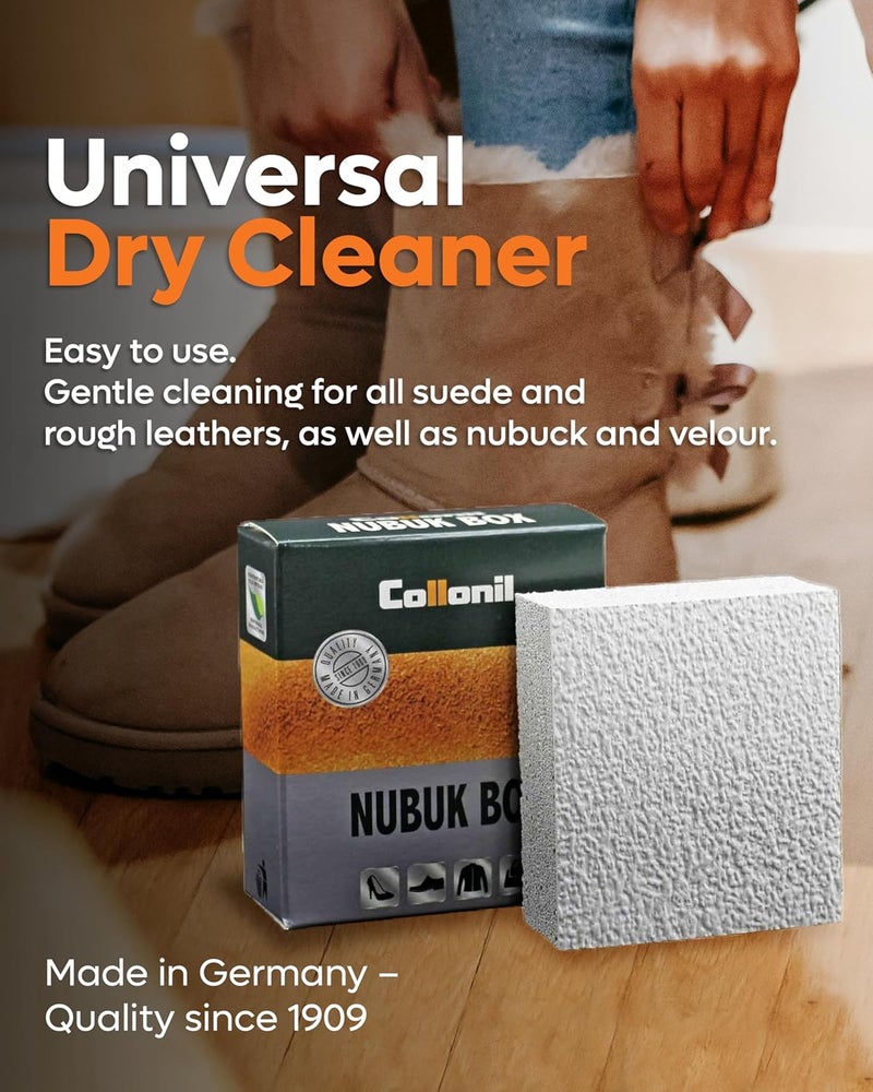 Collonil Nubuk Box Classic – Universal Dry Cleaner for Suede & Nubuck - Image 2